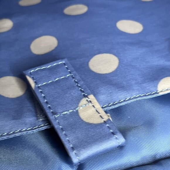Cath Kidston London Light Blue Polka Dot Fold Over Backpack NWOT - Picture 16 of 16